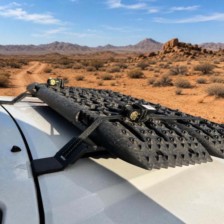 UBA Jimny Bonnet Sand Track Mount - Clamp-on