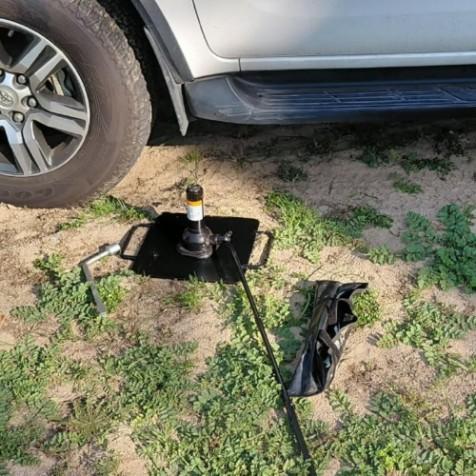 Heavy-Duty Off-Road Vehicle Jack Base Plate